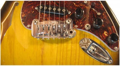 Электрогитара G&L S500 Semi-Hollow (2-Tone Sunburst, maple, 3-ply Tortoise Shell). №CLF51045 Made in USA - JCS.UA фото 4