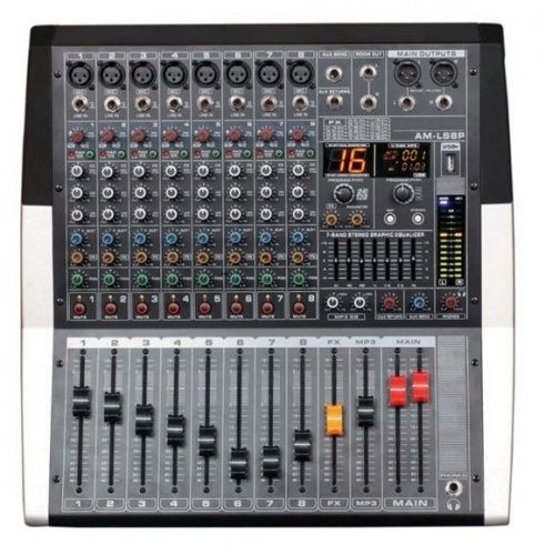 Активный микшерный пульт Emiter-S AM-LS8P-500, 2x500Вт - JCS.UA