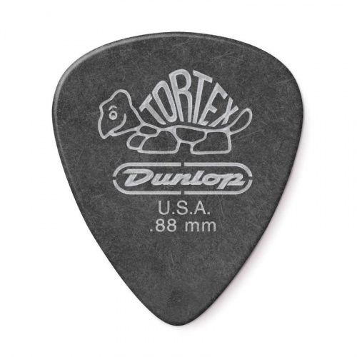 Медиаторы DUNLOP 488P.88 TORTEX PITCH BLACK STANDARD PICK .88MM - JCS.UA
