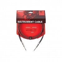 Инструментальный кабель D'ADDARIO PW-BG-10RD Custom Series Braided Instrument Cable - Red (3m) - JCS.UA