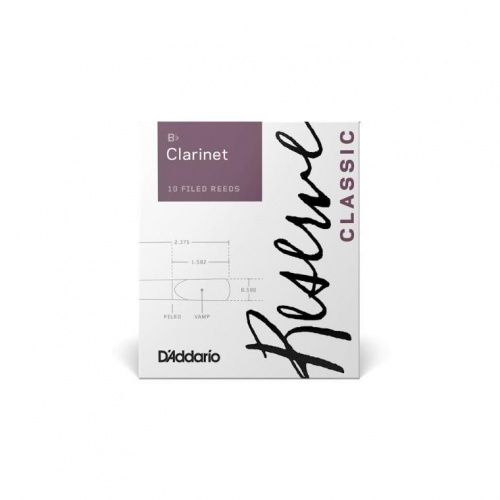 Трость для кларнета D'ADDARIO DCT1030 (1 шт.) Reserve Classic Bb Clarinet #3.0 (1шт) - JCS.UA фото 2