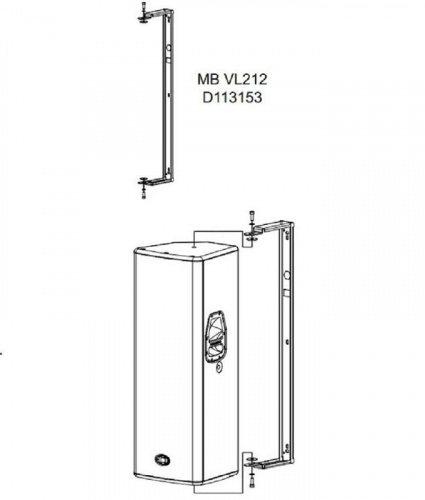Система крепления Dynacord MB-VL212 - JCS.UA