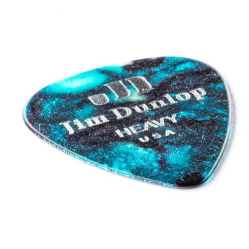 Набор медиаторов DUNLOP 483P11HV CELLULOID TURQUOISE PEARLOID PICK HEAVY - JCS.UA фото 2