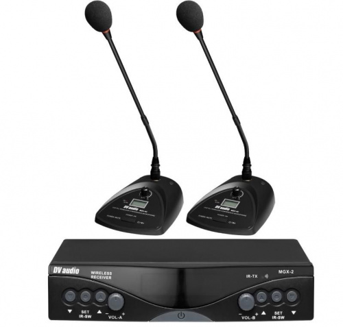 Радиосистема DV audio MGX-24C с конференционными микрофонами - JCS.UA