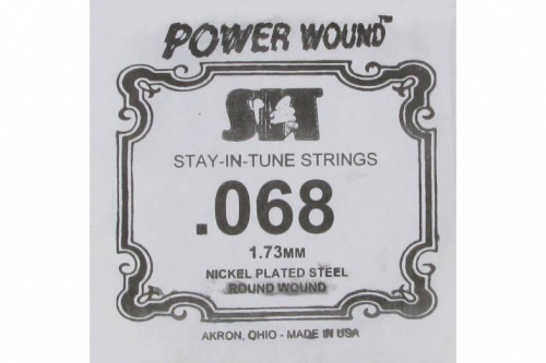 Струна для электрогитары SIT STRINGS 068PW - JCS.UA