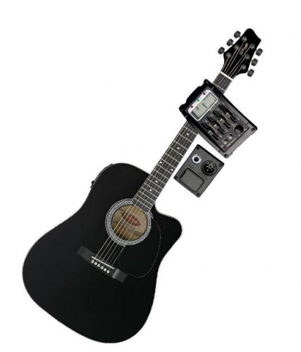 Электроакустическая гитара Stagg SW203CETU-BK - JCS.UA фото 2