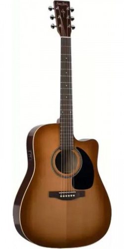 Электроакустическая гитара S&P 033775 - CW GT Vintage Burst Cedar EQ with Bag - JCS.UA