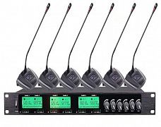 Покроковий посібник з налаштування бездротової конференц-мікрофонної системи Emiter-S TA-7806C