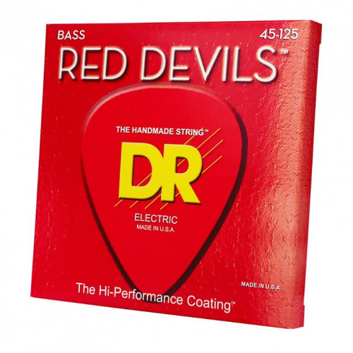 Струни DR STRINGS RDB5-45 RED DEVILS BASS - MEDIUM - 5-STRING (45-125) - JCS.UA фото 3