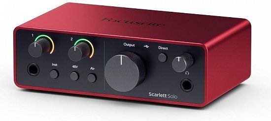 USB інтерфейс Focusrite Scarlett Solo 4th Gen