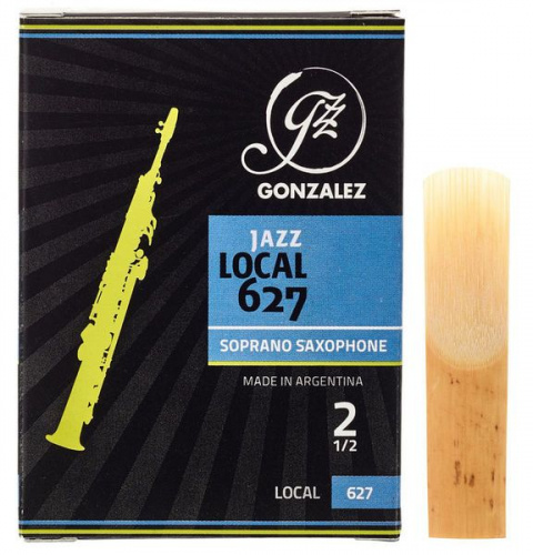 Тростина для сопрано саксофон Gonzalez Soprano Sax Local 627 Jazz 2 1/2 - JCS.UA