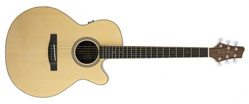 Мини джамбо электроакустическая гитара Stagg NA30MJCBB - JCS.UA фото 2