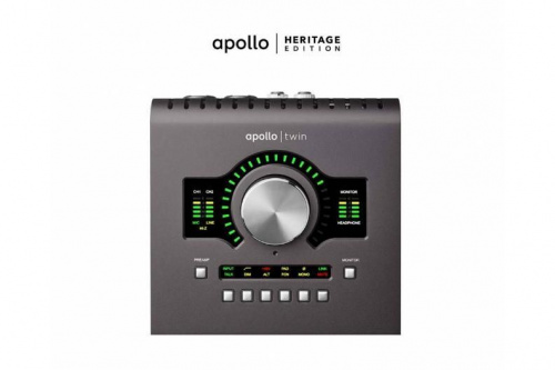Аудіоінтерфейс UNIVERSAL AUDIO Apollo Twin MkII Heritage Edition (Desktop/Mac/Win/TB2) - JCS.UA