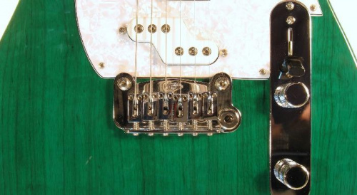 Электрогитара G&L ASAT Z3 (Clear Forest Green, maple, 3-ply Pearl). № CLF51194 - JCS.UA фото 5