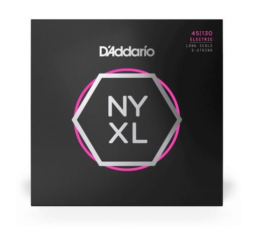 Струни D'Addario NYXL45130 REGULAR LIGHT 5-STRING (45-130) - JCS.UA фото 2