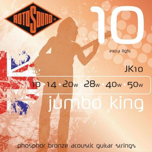 Струны для акустических гитар Rotosound JK10 - JCS.UA