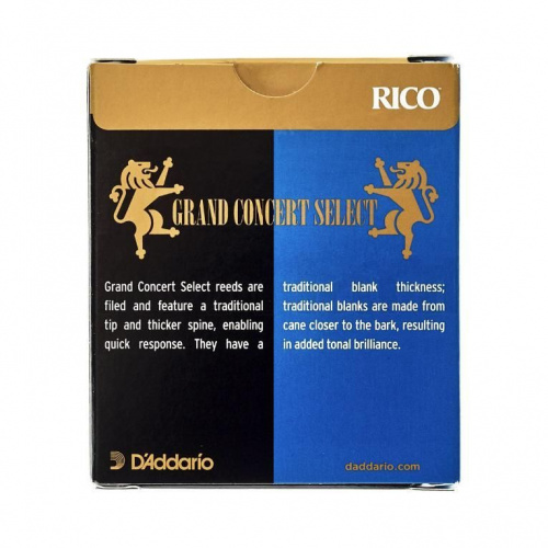 Трости для кларнета D'ADDARIO RGC10BCL200 Grand Concert Select - Bb Clarinet #2.0 - 10 Pack - JCS.UA фото 2