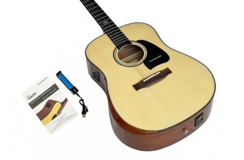 Трансакустическая гитара Fiesta FD-60 N EQ Transacoustic с чехлом - JCS.UA фото 5