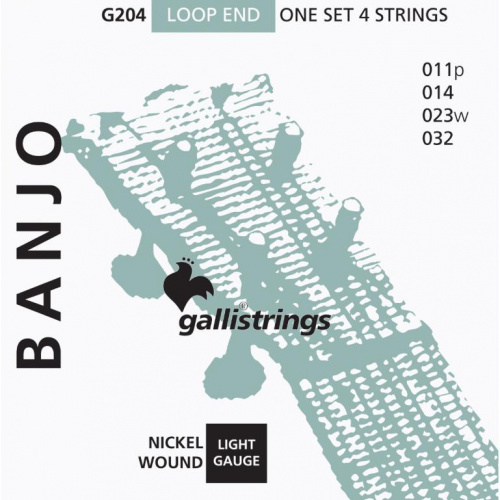 Струни для банджо Gallistrings G204 - JCS.UA