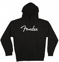 Толстовка FENDER HOODIE SPAGHETTI LOGO BLACK L - JCS.UA