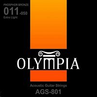 Струны для акустической гитары Olympia AGS801 - JCS.UA
