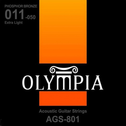 Струни для акустичної гітари Olympia AGS801  - JCS.UA