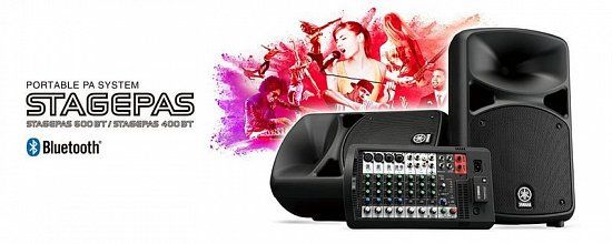 NAMM 2018! Портативні акустичні системи Yamaha STAGEPAS 400BT і 600BT