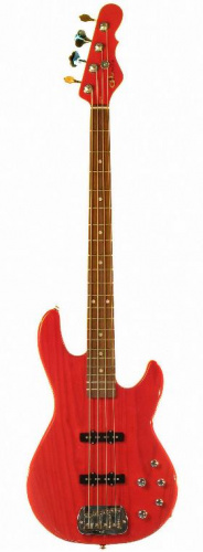 Бас-гітара G & L MJ-4 (Clear Red, rosewood) №CLF067650 - JCS.UA