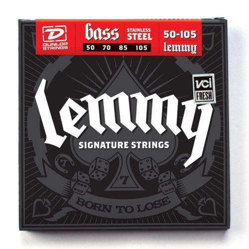 Струны для бас-гитары Dunlop LKS50105 Lemmy Signature - JCS.UA