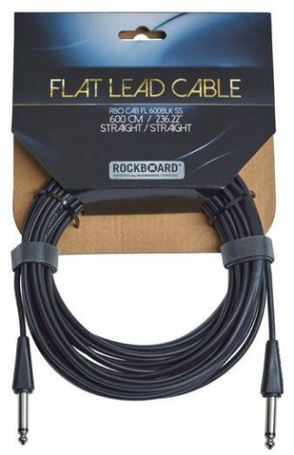 Інструментальний кабель ROCKBOARD RBOCAB FL 600 BLK SS - JCS.UA