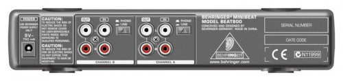 Мікшерний пульт для DJ Behringer BEAT800 - JCS.UA фото 4