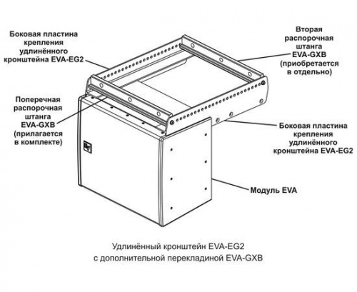 Крепление Electro-Voice EVA-GXB-BLK - JCS.UA фото 3