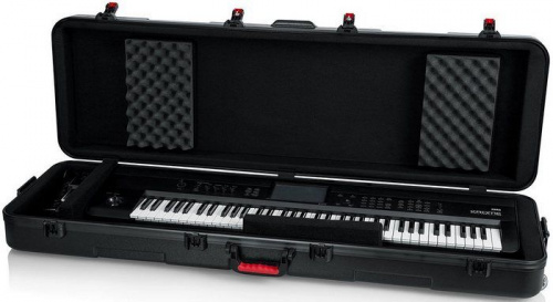 Кейс для синтезатора GATOR GTSA-KEY88SL Slim 88-note Keyboard Case w/ Wheels - JCS.UA фото 6