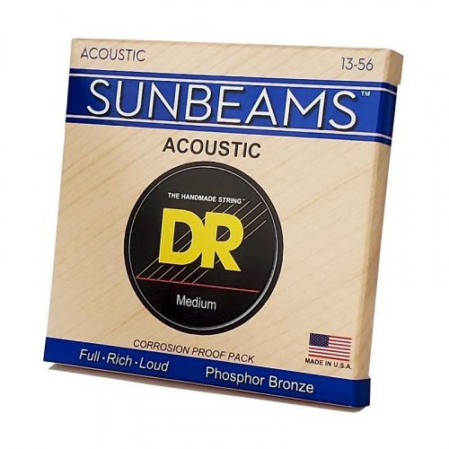 Струны DR STRINGS RCA-13 SUNBEAM ACOUSTIC PHOSPHOR BRONZE - MEDIUM (13-56) - JCS.UA фото 2