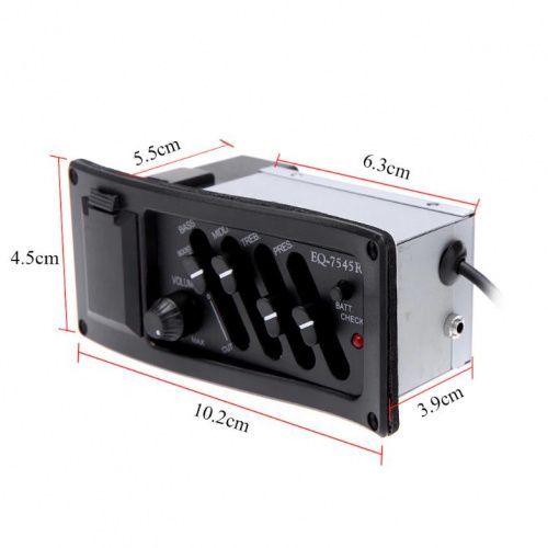 Преамп PAXPHIL EQ-7545R 4-BAND EQ ACOUSTIC PREAMP - JCS.UA фото 6