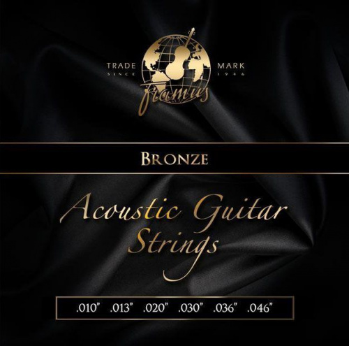 Струны для акустической гитары FRAMUS 48210 Bronze Extra Light (10-46) - JCS.UA фото 2