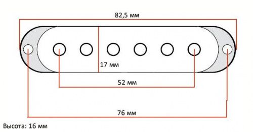 Пластикові кришки DIMARZIO DM2001 CR STRAT PICKUP COVERS (Creme) - JCS.UA фото 2