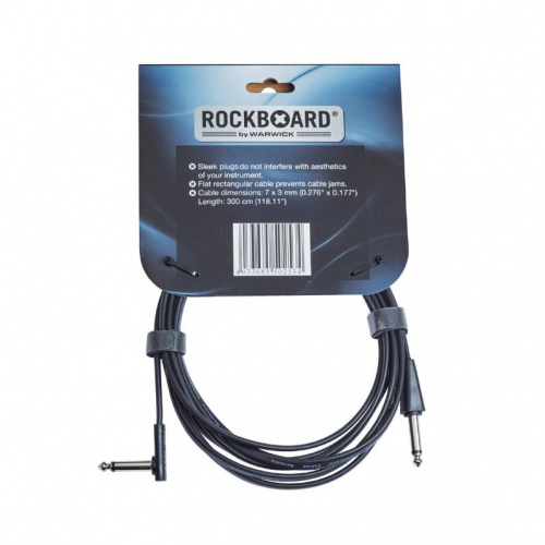 Инструментальный кабель ROCKBOARD RBOCAB FL 300 BLK SA - JCS.UA фото 2