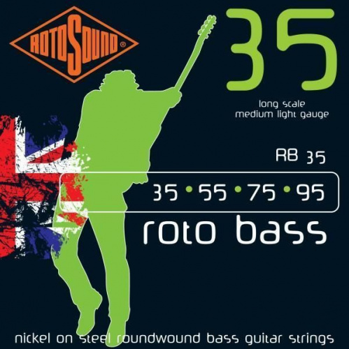 Струни для бас-гітар Rotosound RB35 - JCS.UA