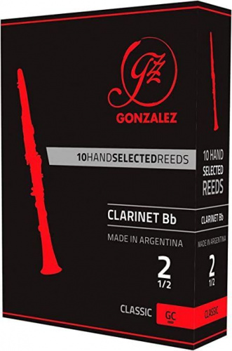 Тростина для кларнету Gonzalez Bb Clarinet Classic 2 1/2 - JCS.UA