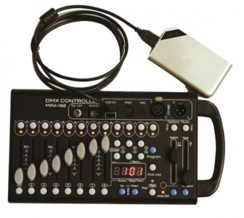 Мини DMX контроллер Emiter-S MINI-192B - JCS.UA фото 2