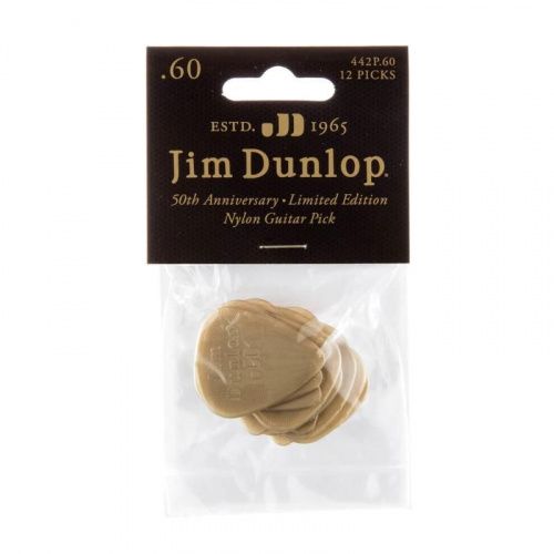 Медіатори DUNLOP 442P.60 50TH ANNIVERSARY NYLON STANDARD PICK .60MM - JCS.UA фото 4
