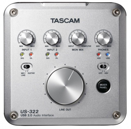 Аудіоінтерфейс TASCAM US-322 - JCS.UA