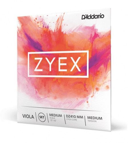 Струны D'Addario DZ410 MM ZYEX VIOLA STRING SET (Medium Scale, Medium Tension) - JCS.UA