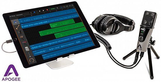 USB-мікрофон Apogee MiC Plus для роботи з операційною системою Mac, PC і iOS-девайсами!