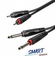 Готовый аудиокабель Roxtone SACC150L3, 2х1x0.14 кв. мм, вн. диаметр 4x8 мм, 3 м - JCS.UA