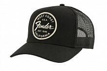 Кепка FENDER WEST COAST TRUCKER HAT BLACK - JCS.UA