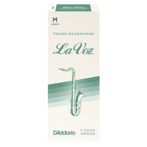 Трости для саксофона тенор D'ADDARIO RKC05MD La Voz - Tenor Sax Medium - 5 Pack - JCS.UA