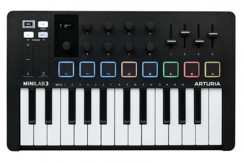 MIDI-клавіатура Arturia MiniLab 3 Black - JCS.UA