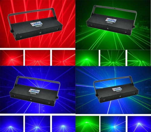 Лазер LanLing LSX3300RGB 300mW RGB Trifan Multi-Effect - JCS.UA фото 2